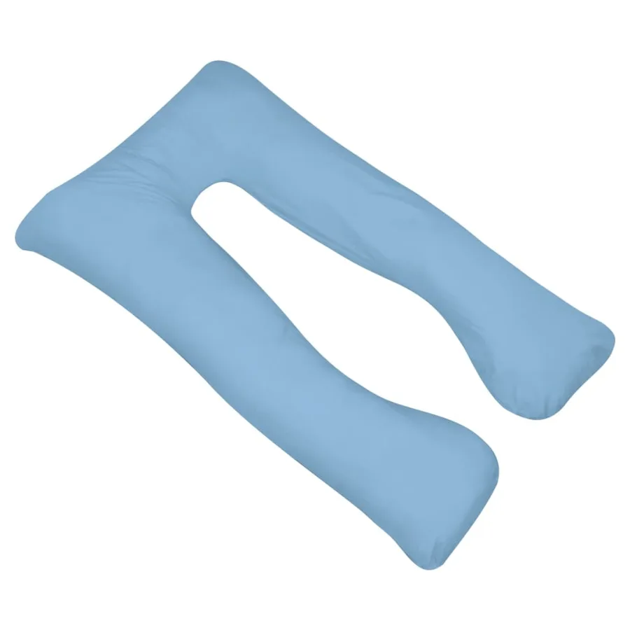 Coussin de grossesse 90 x 145 cm Bleu clair - 2