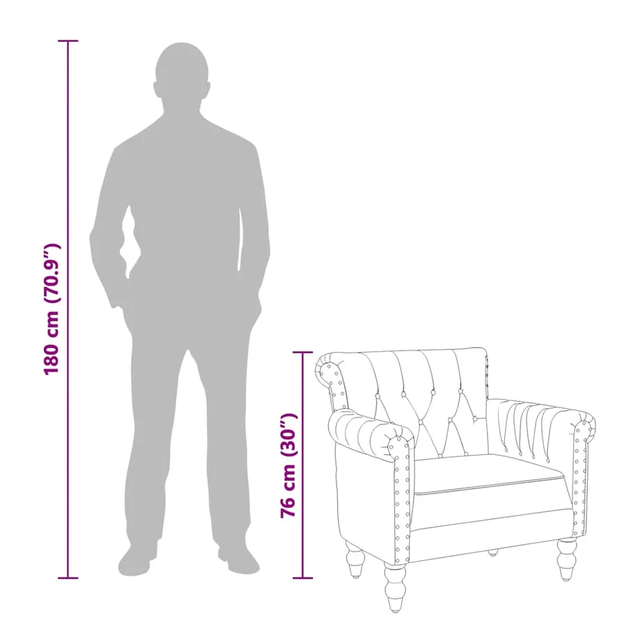 Fauteuil Noir Cuir de chèvre véritable - 11