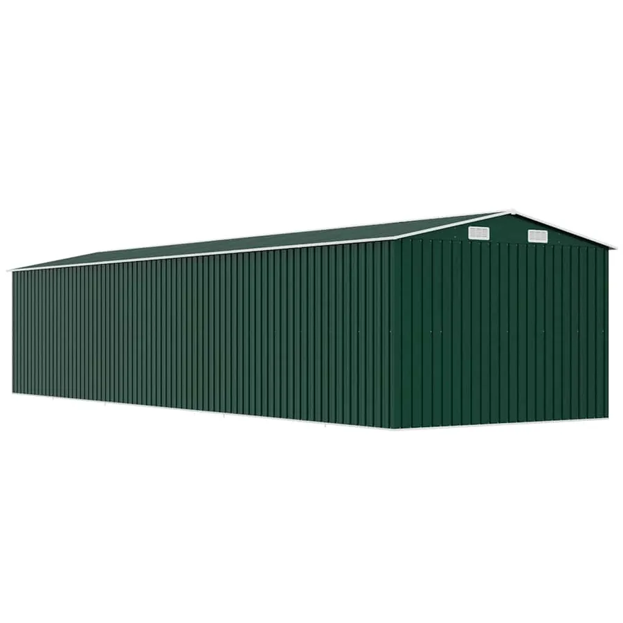 Abri de jardin Vert 257x779x181 cm Acier galvanisé - 7