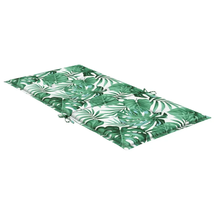 Coussins de chaise à dossier bas lot de 4 modèle de feuille - 6
