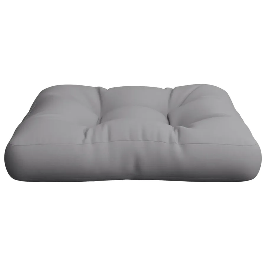 Coussin de palette gris tissu - 5