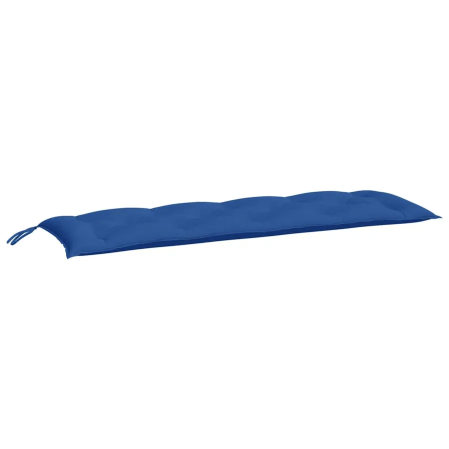 Coussins de banc jardin lot de 2 bleu 150x50x7 cm tissu Oxford - 3
