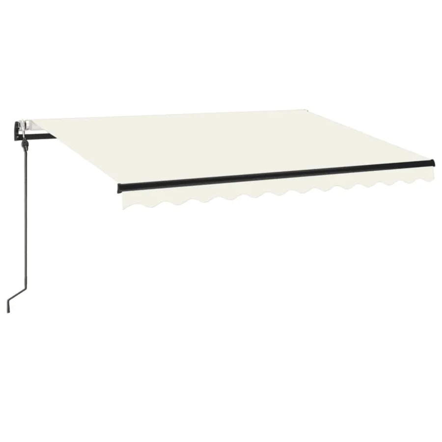 Auvent rétractable automatique 300x250 cm Crème - 2