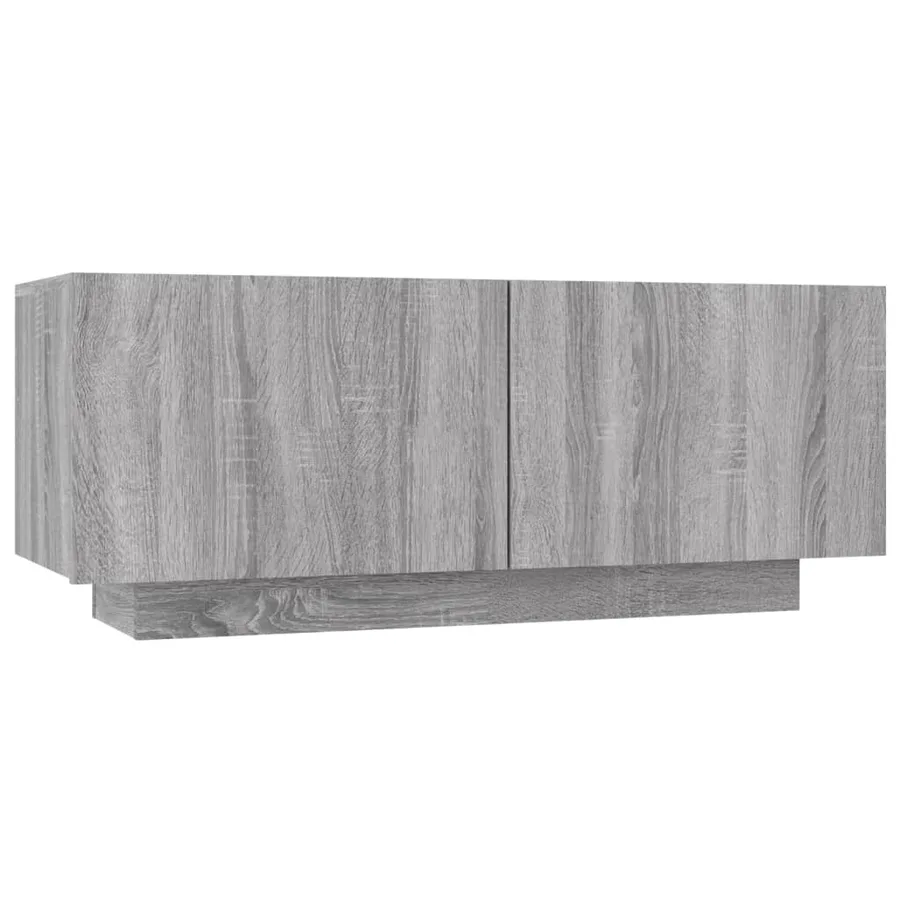 Ensemble de meubles TV avec lumières LED 2 pcs Sonoma gris - 11
