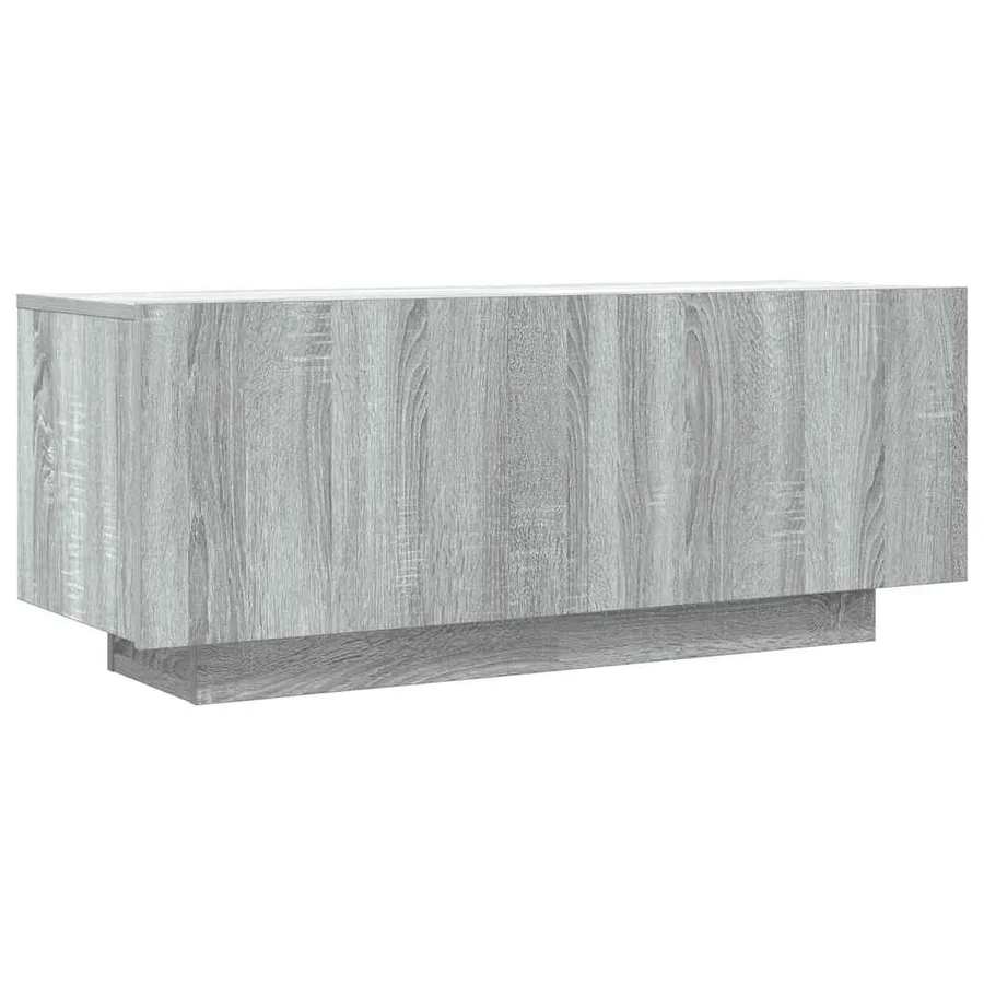 Meuble TV Sonoma gris 100x35x40 cm Bois d'ingénierie - 2
