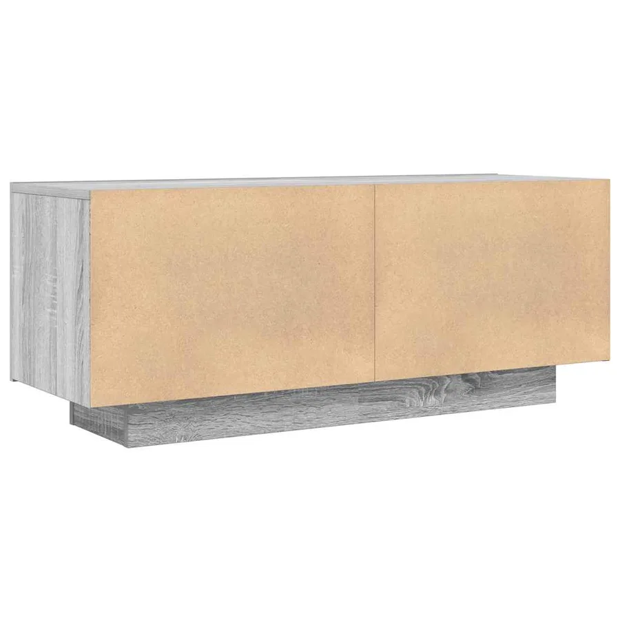 Meuble TV Sonoma gris 100x35x40 cm Bois d'ingénierie - 5