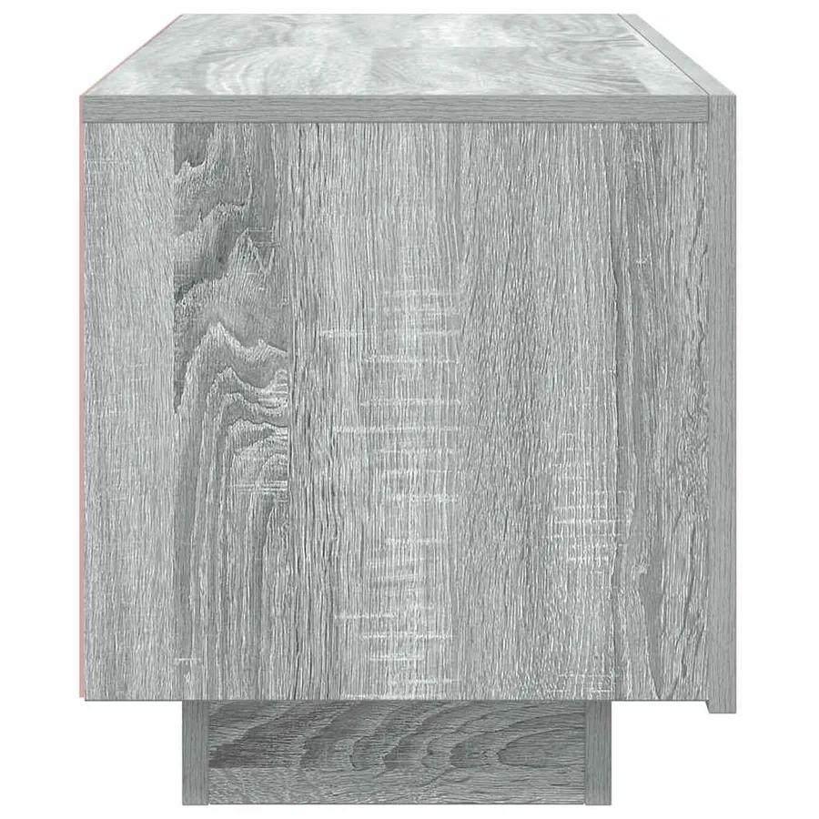 Meuble TV Sonoma gris 100x35x40 cm Bois d'ingénierie - 6