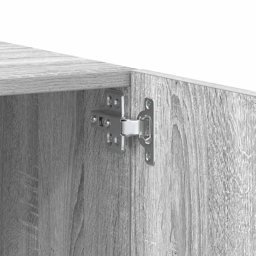 Meuble TV Sonoma gris 100x35x40 cm Bois d'ingénierie - 7