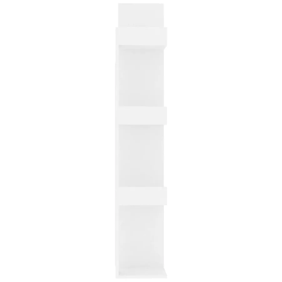 Bibliothèque Blanc 48x25,5x140 cm Bois d’ingénierie - 5