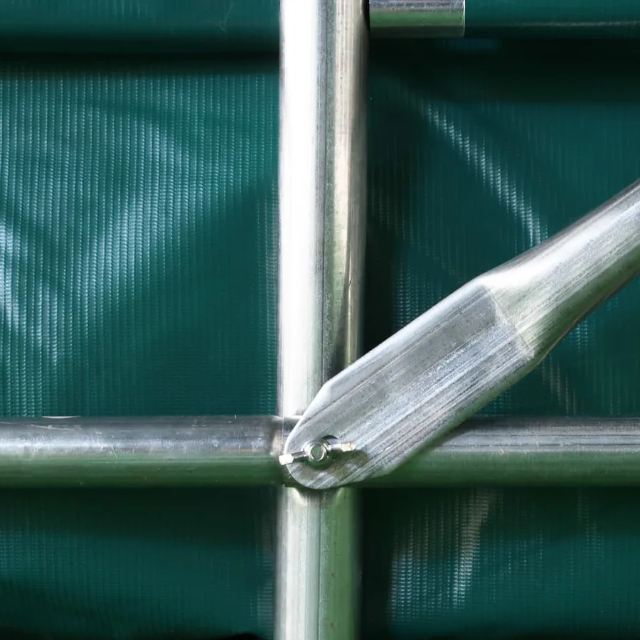 Tente de garage PVC 1,6x2,4 m Vert - 8