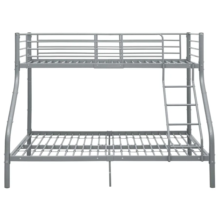 Cadre de lit superposé sans matelas gris 140x200 cm/90x200 cm - 3