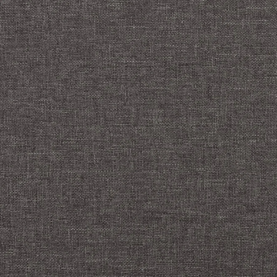 Fauteuil avec pieds à bascule et tabouret Gris foncé Tissu - 6