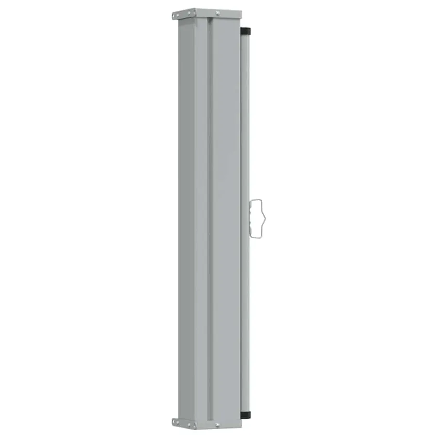 Auvent latéral rétractable de patio 100 x 300 cm Blanc cassé - 5