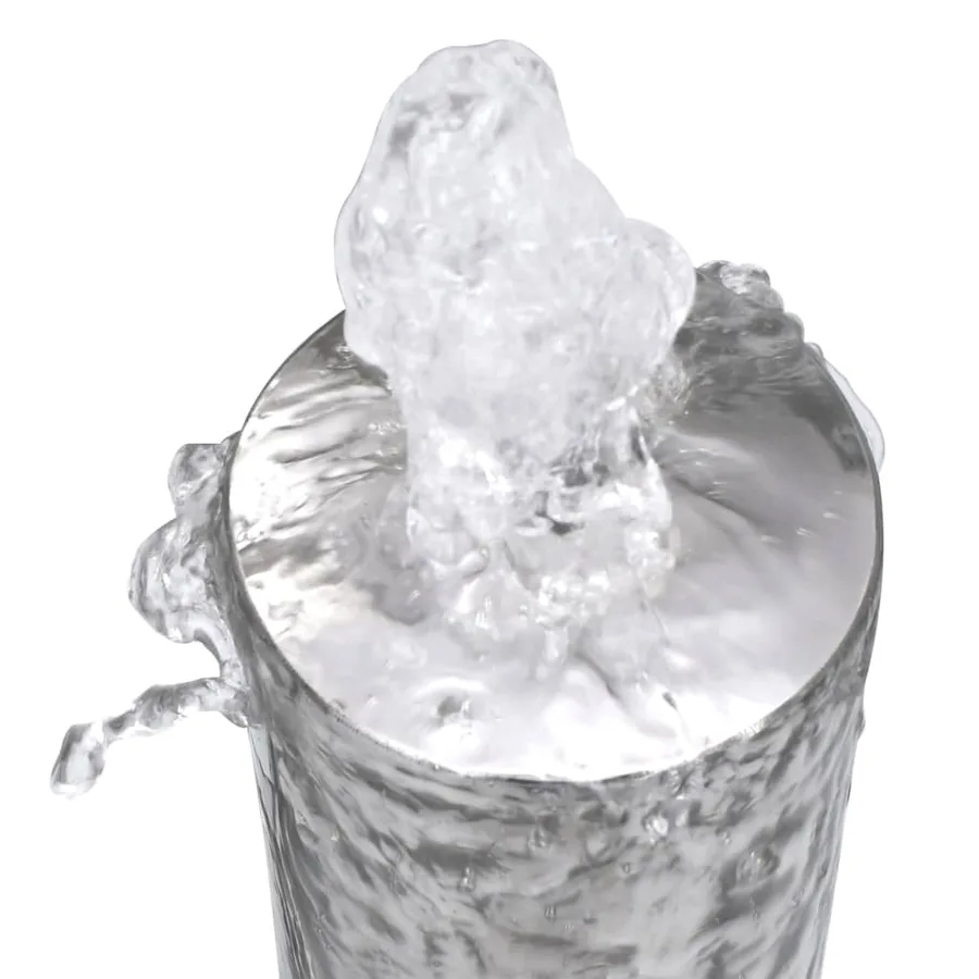 Fontaine de jardin Argenté 48x34x153 cm Acier inoxydable - 7