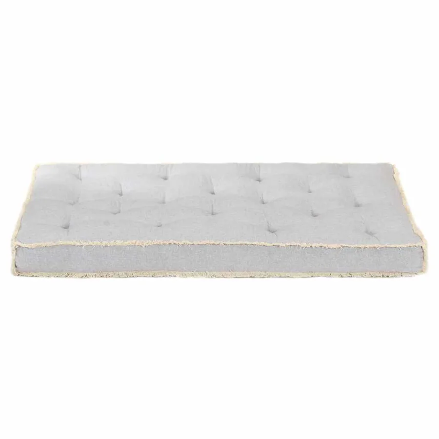 Coussin de canapé palette Gris 120x80x10 cm - 2