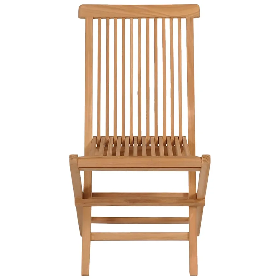Ensemble à manger de jardin 5 pcs Bois de teck massif - 5