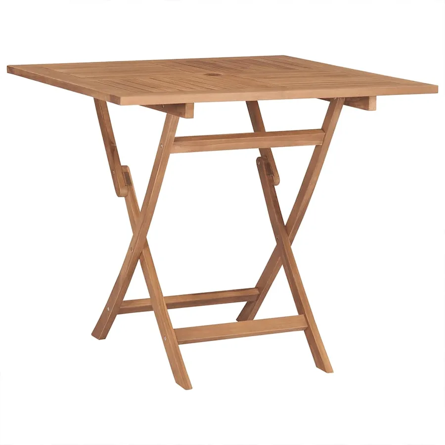 Ensemble à manger de jardin 5 pcs Bois de teck massif - 6
