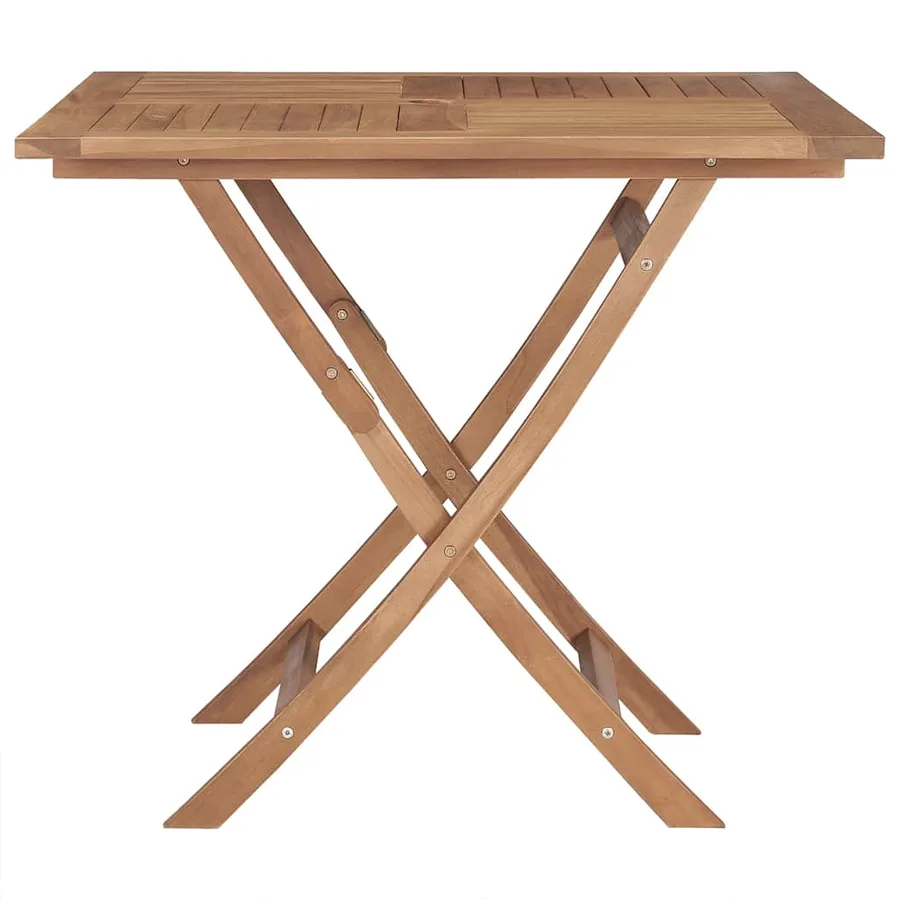 Ensemble à manger de jardin 5 pcs Bois de teck massif - 7