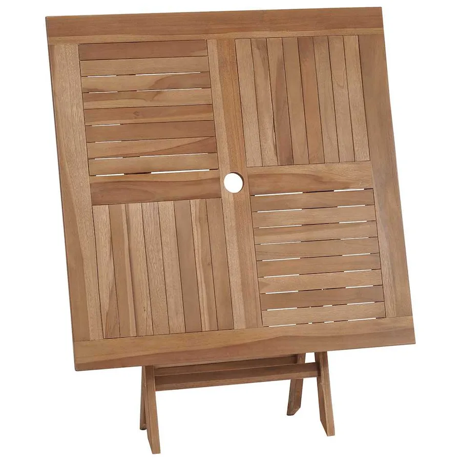 Ensemble à manger de jardin 5 pcs Bois de teck massif - 8