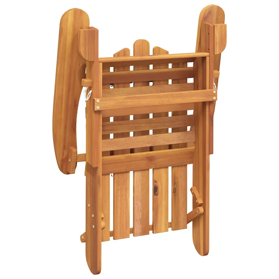Chaise de jardin Adirondack Bois d'acacia massif - 3