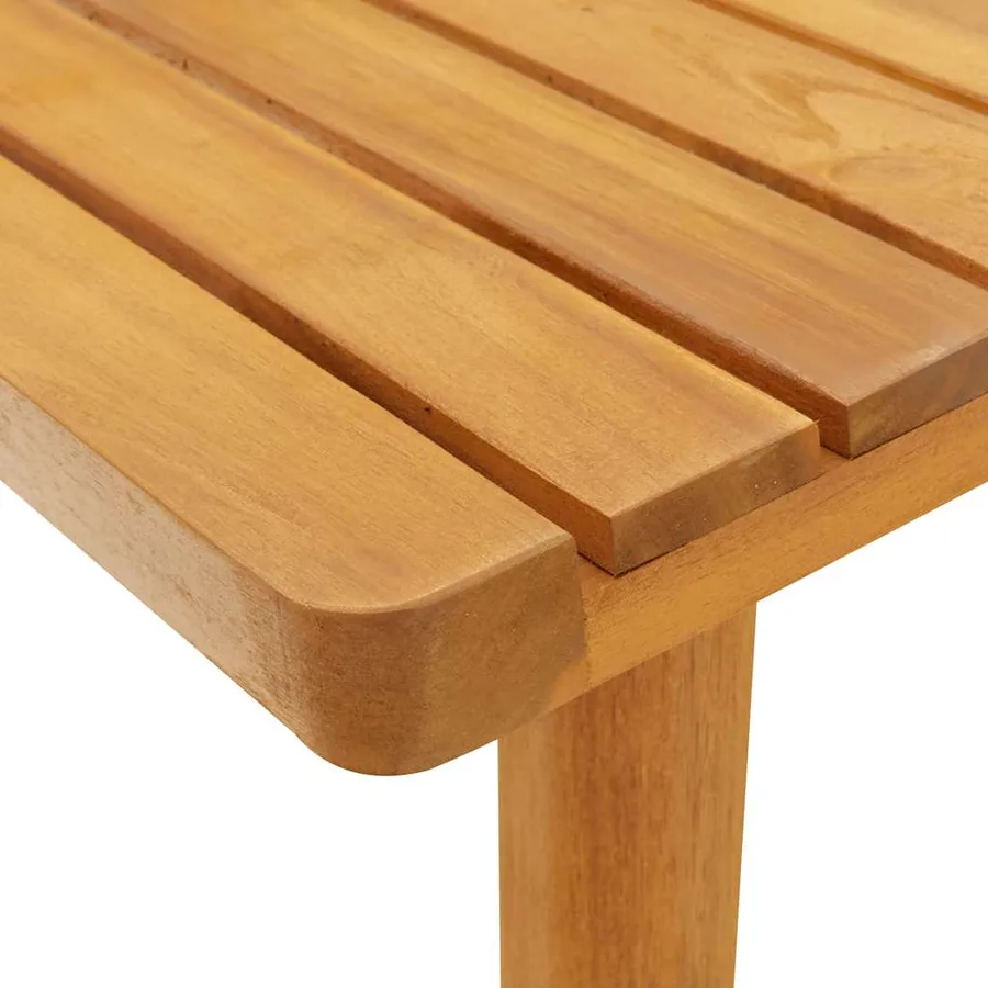 Table basse de jardin 90x55x35 cm Bois solide d'acacia - 7