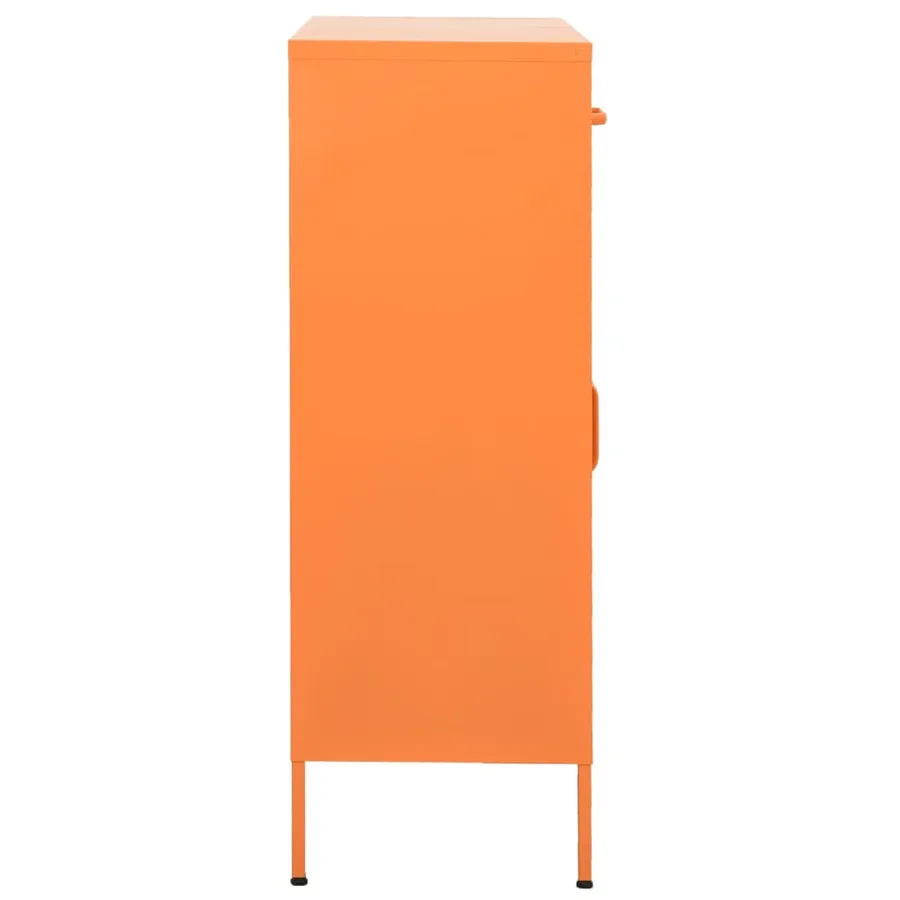 Armoire de rangement Orange 80x35x101,5 cm Acier - 3