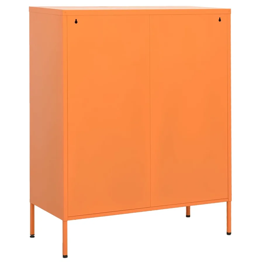 Armoire de rangement Orange 80x35x101,5 cm Acier - 4