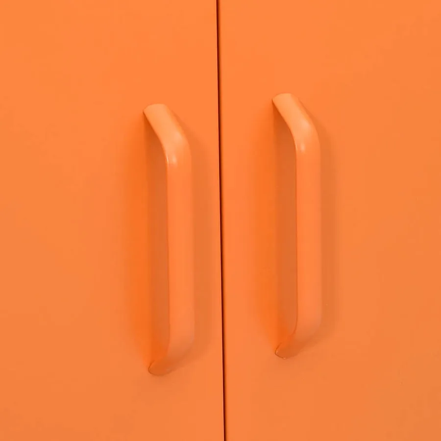 Armoire de rangement Orange 80x35x101,5 cm Acier - 9