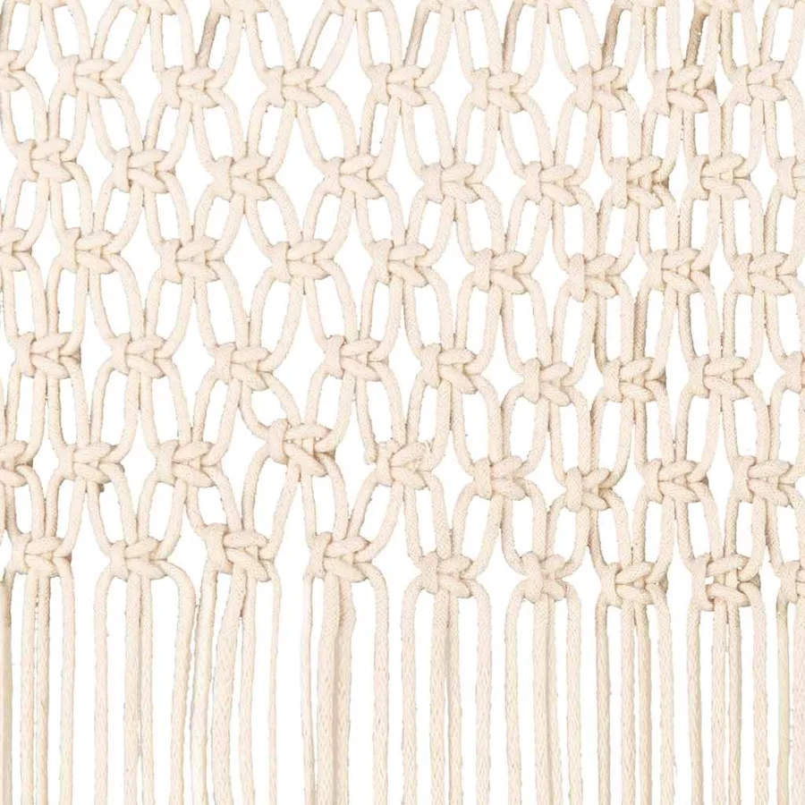 Rideau en macramé 140x240 cm Coton - 5