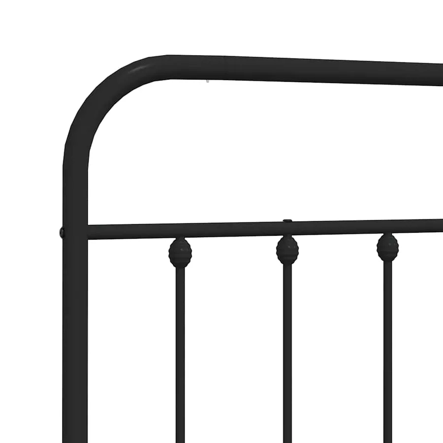 Tête de lit de remplacement métal noir 180 cm - 6