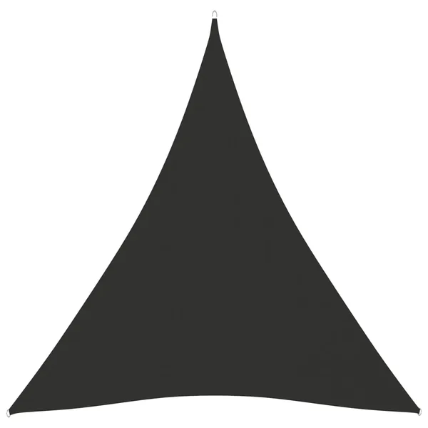 Voile de parasol Tissu Oxford triangulaire 5x7x7 m Anthracite