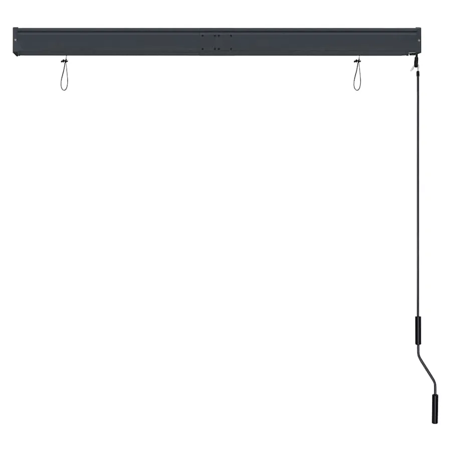 Store roulant d'extérieur 140x250 cm Bleu et blanc - 5