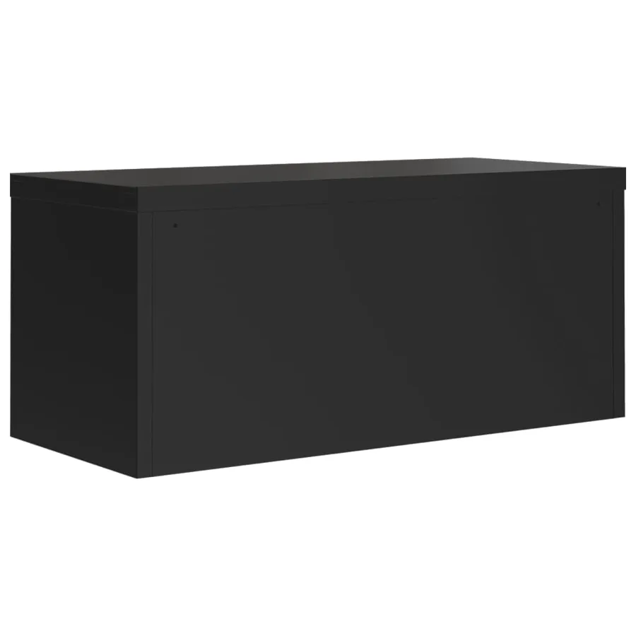 Classeur noir 90x40x145 cm acier - 6