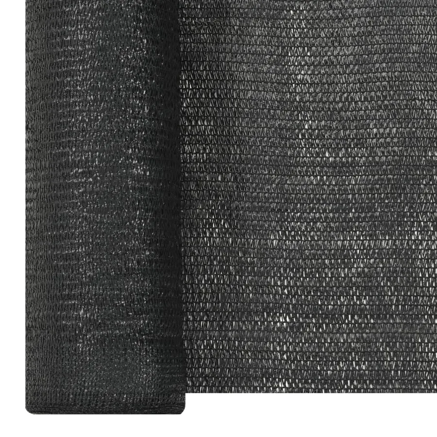 Filet brise-vue Noir 2x25 m PEHD 195 g/m² - 3