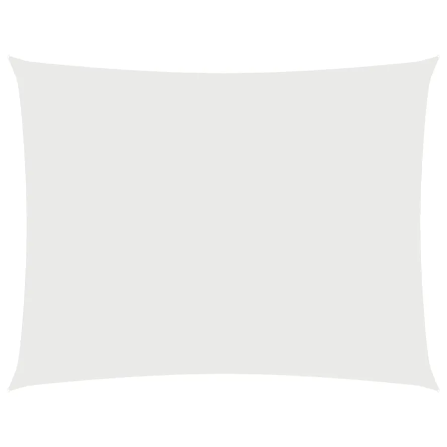 Voile de parasol tissu oxford rectangulaire 2x3,5 m blanc - 2