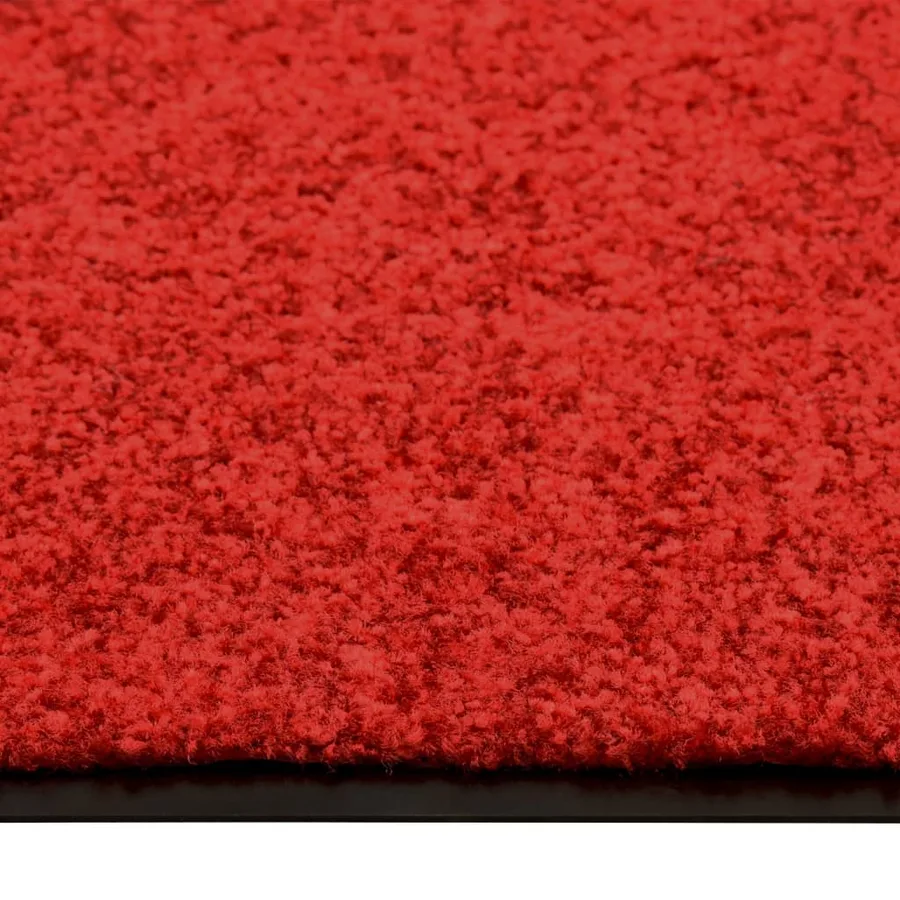 Paillasson lavable Rouge 90x150 cm - 3