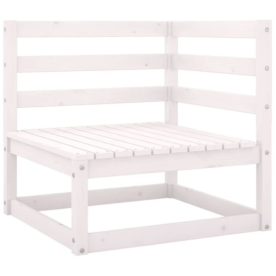 Salon de jardin 4 pcs avec coussins Bois de pin massif - 4