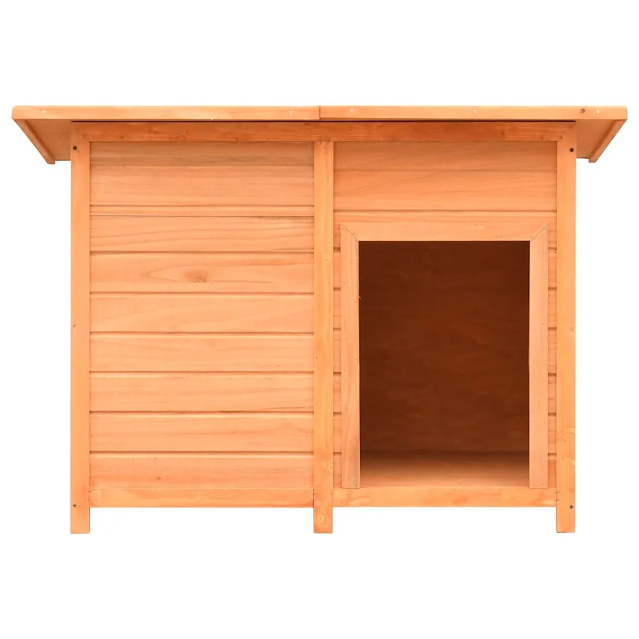 Niche pour chiens Bois de pin et de sapin solide 120x77x86 cm - 2