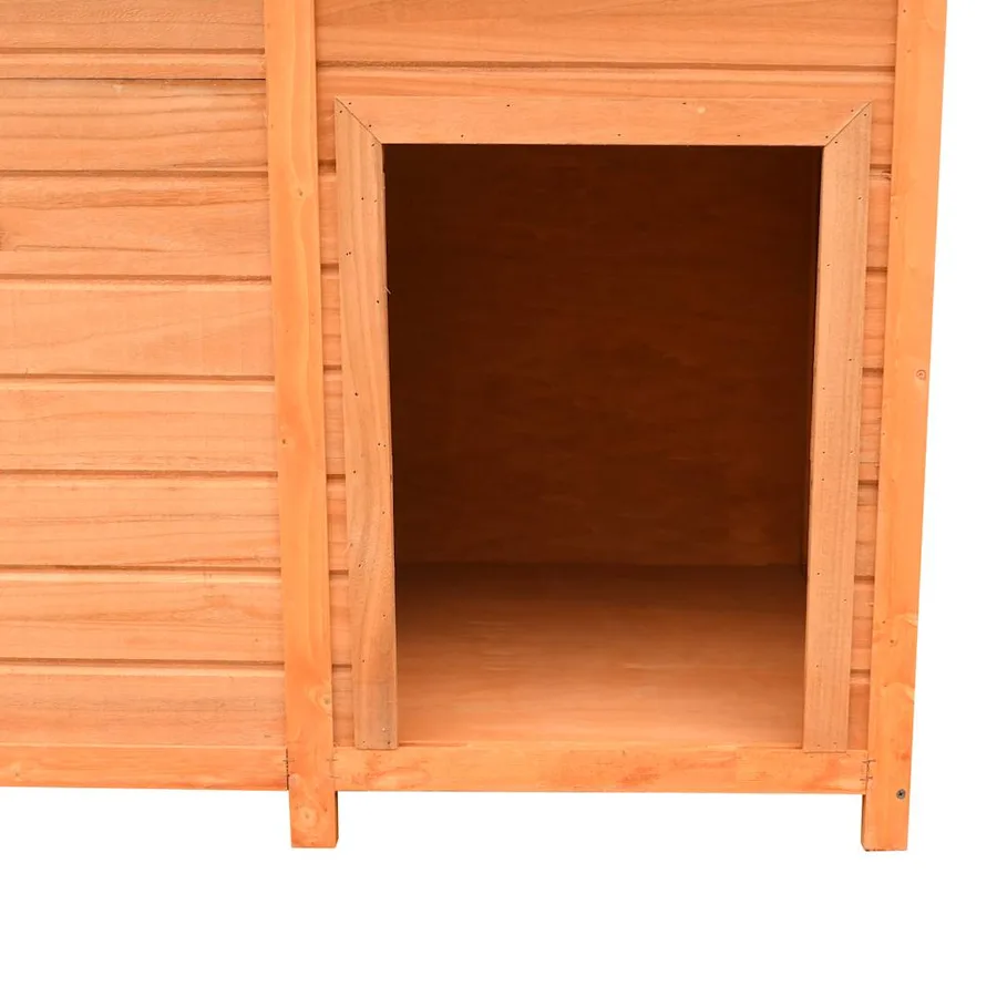 Niche pour chiens Bois de pin et de sapin solide 120x77x86 cm - 6