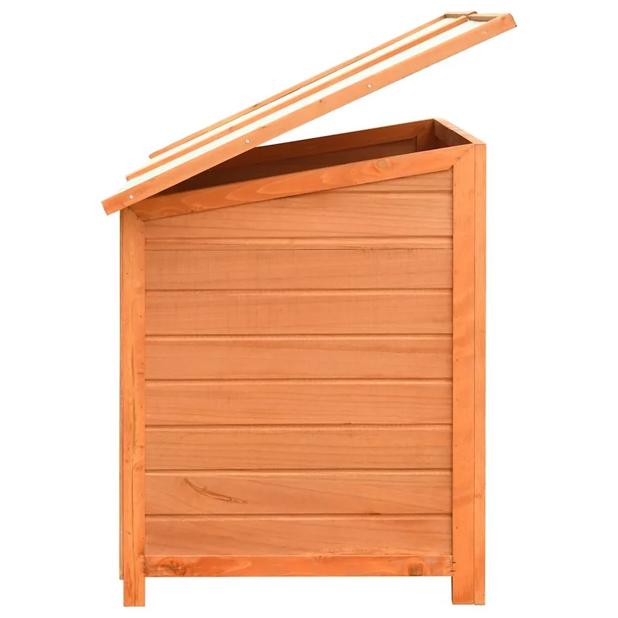 Niche pour chiens Bois de pin et de sapin solide 120x77x86 cm - 7