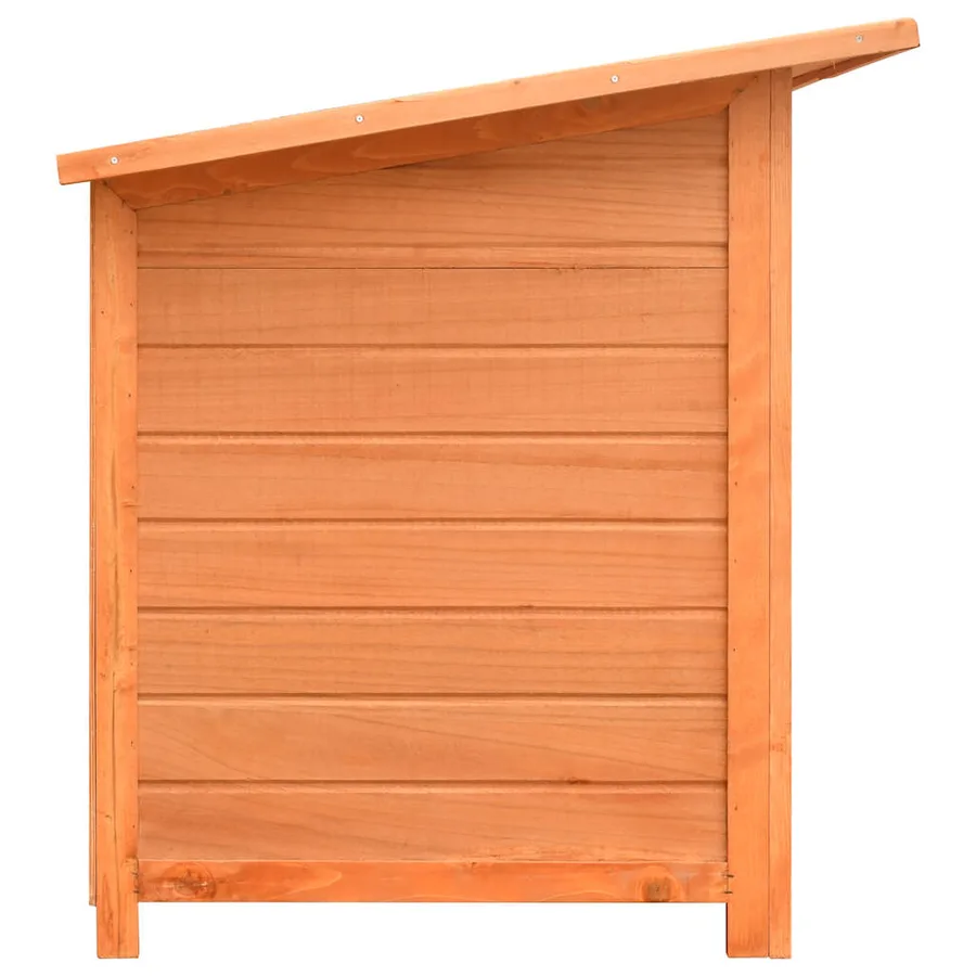 Niche pour chiens Bois de pin et de sapin solide 120x77x86 cm - 8