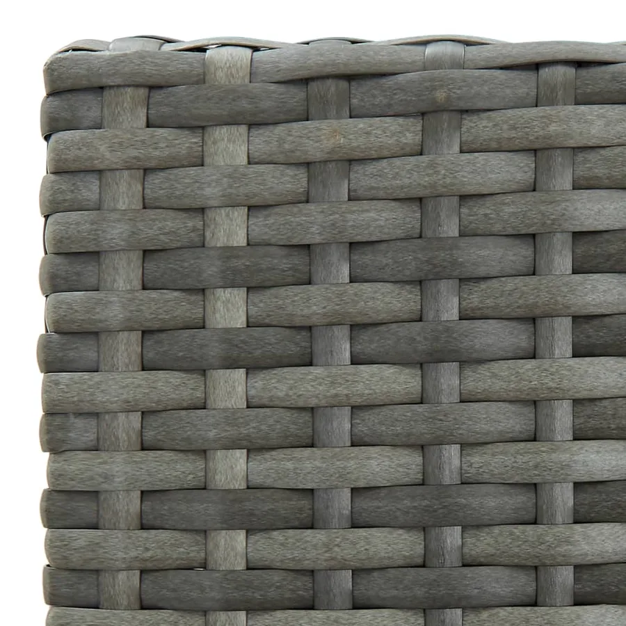 Ensemble de bar de jardin avec coussins 5 pcs Gris - 10