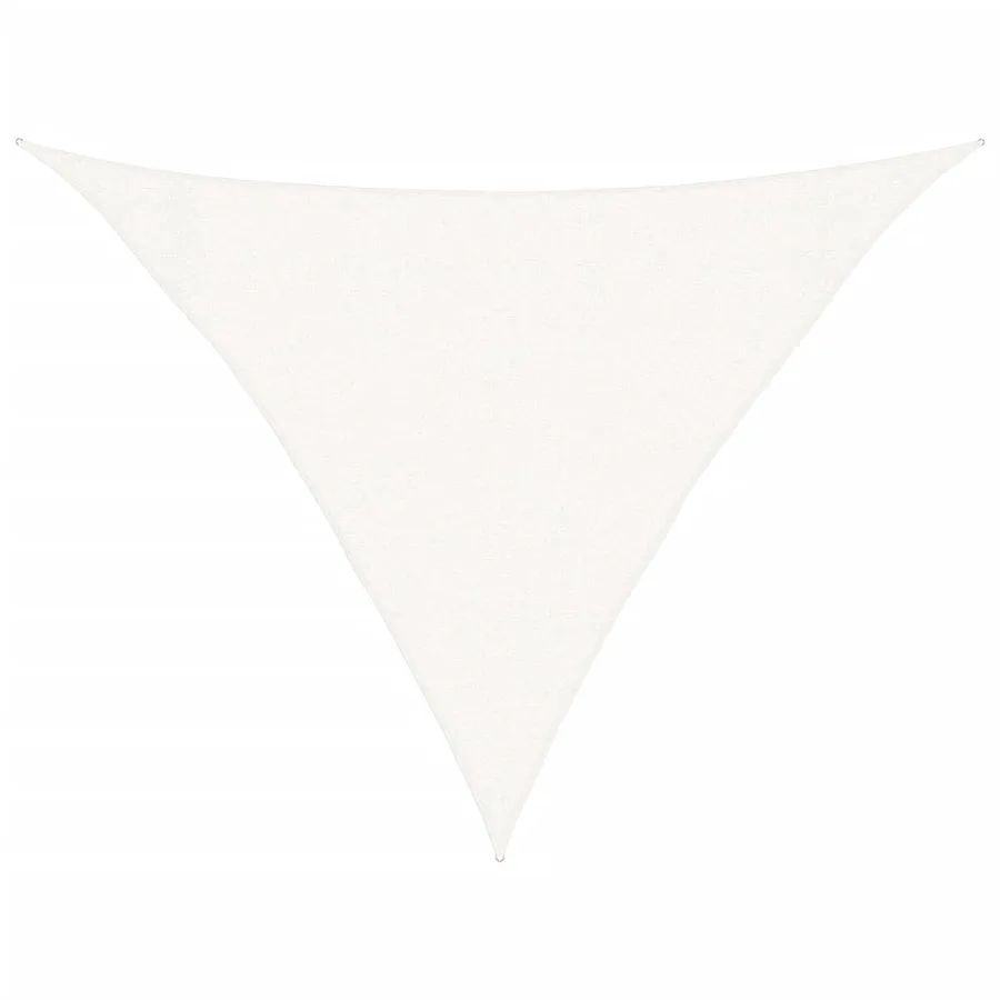 Voile d'ombrage 160 g/m² Blanc 3x3x4,2 m PEHD - 2