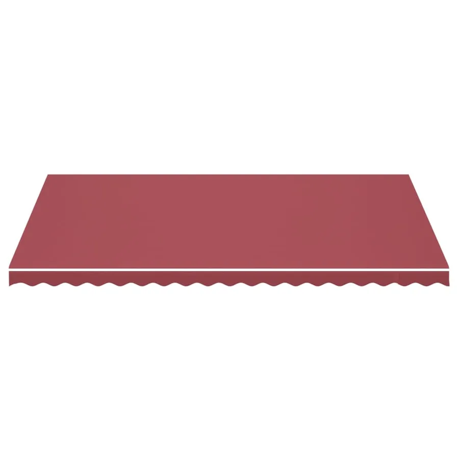 Tissu de remplacement pour auvent bordeaux rouge 5x3 m polyester - 3