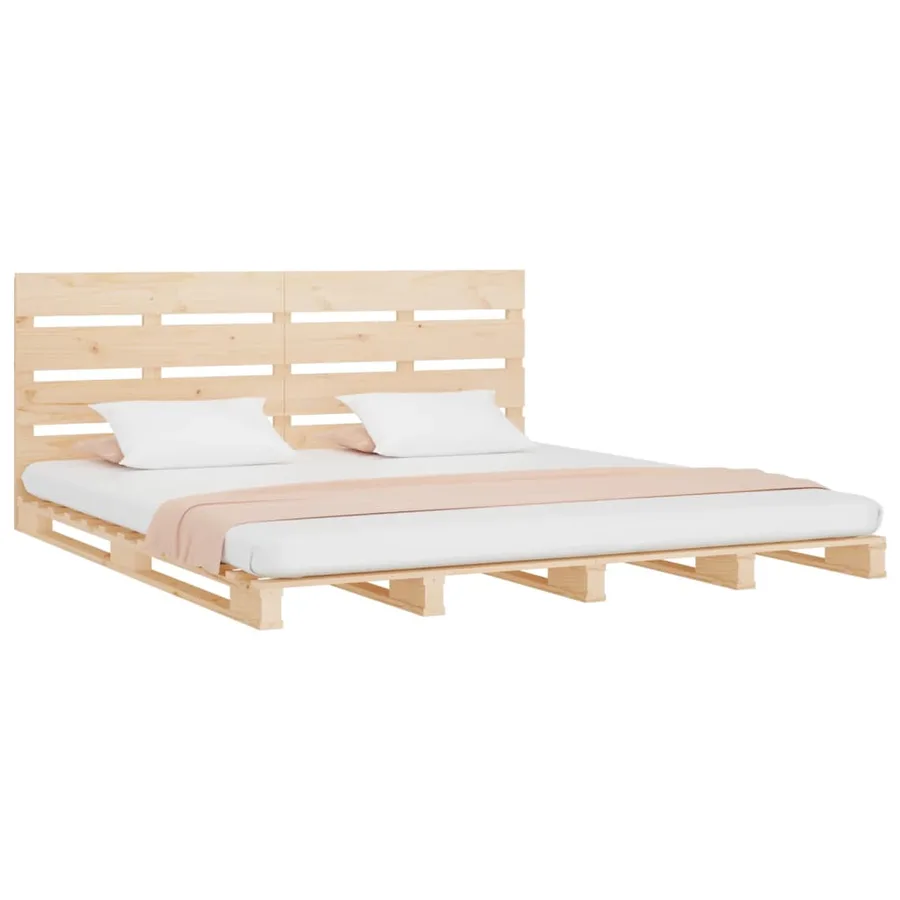 Cadre de lit 120x190 cm Bois pin massif Petit Double - 4