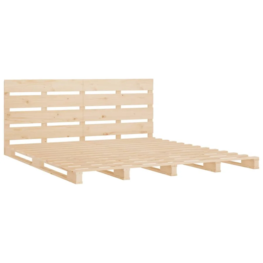 Cadre de lit 120x190 cm Bois pin massif Petit Double - 5