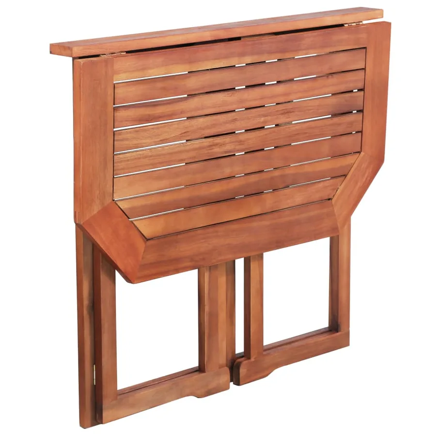 Mobilier de bistro 2 pcs Bois d'acacia massif - 4