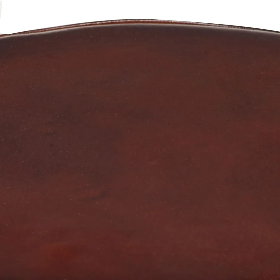 Tabourets de bar lot de 2 76 cm cuir véritable - 5
