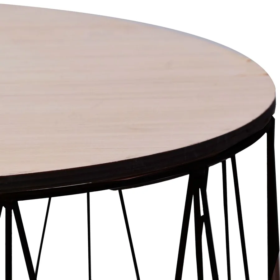 Tables basses 2 pcs noir - 7