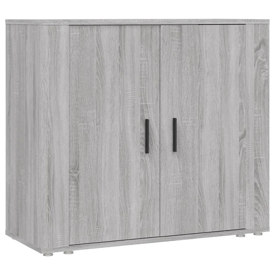 Buffet Sonoma gris 80x33x70 cm Bois d'ingénierie - 2